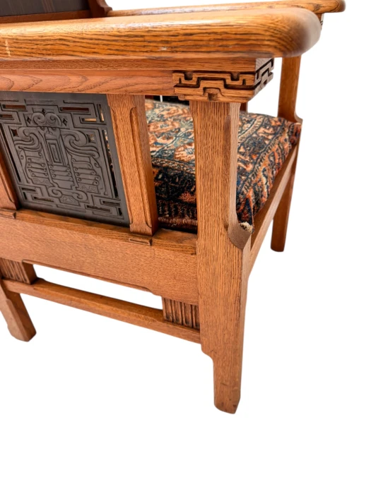 Arts & Crafts Art Nouveau Armchair by Carel Adolph Lion Cachet, 1900s